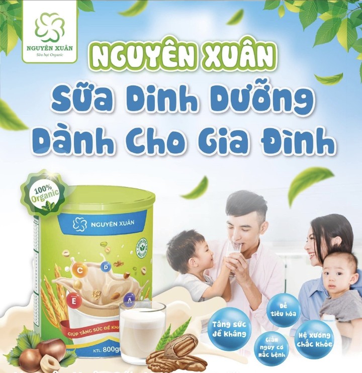 Sữa hạt Nguyên Xuân - Sữa dinh dưỡng dành cho gia đình